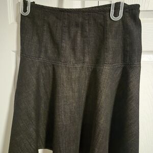 Ralph Lauren VTG Dark Charcoal A-Line Skirt